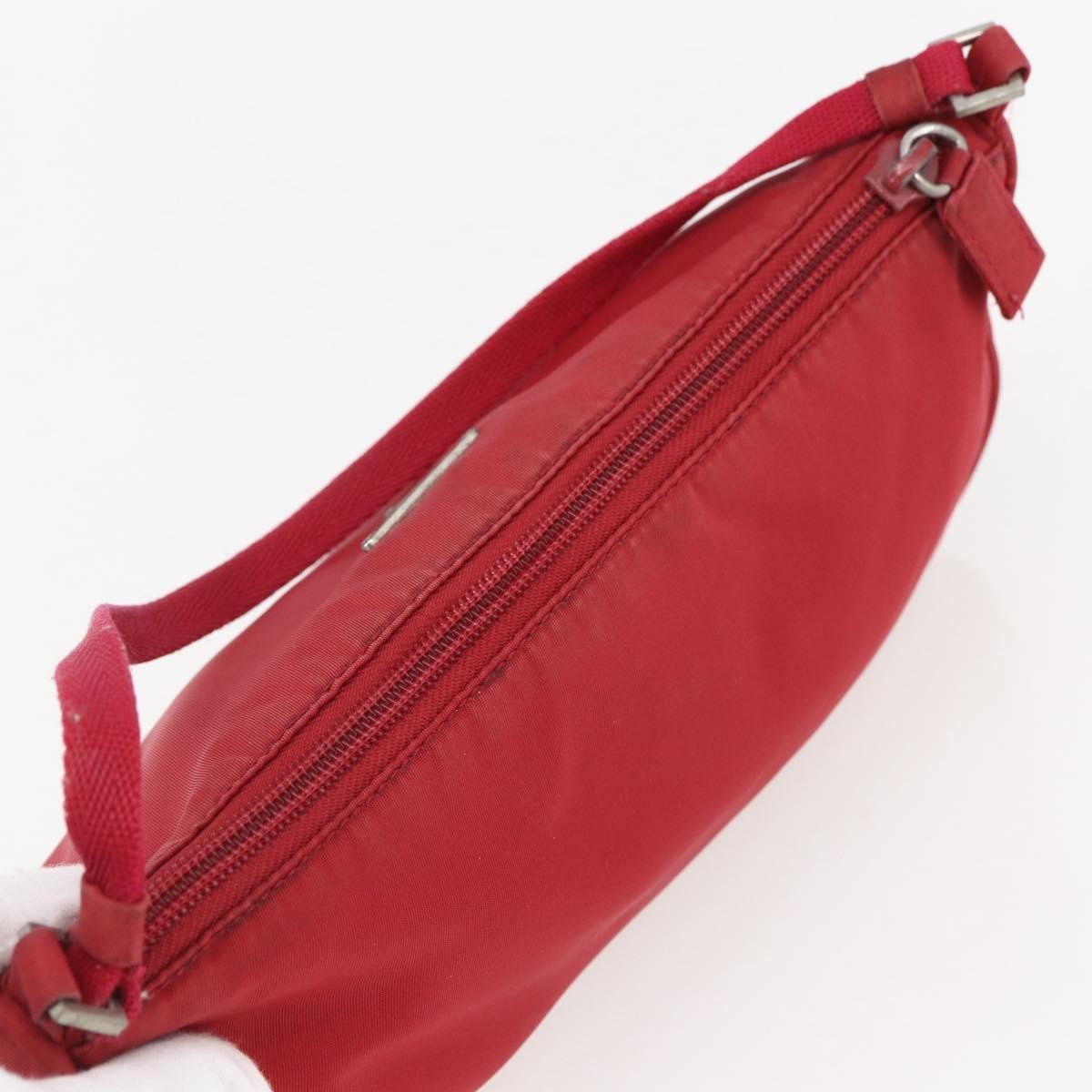 Prada Pochette Shoulder Bag Tessuto, RED, NYLON, Clutche & pouche