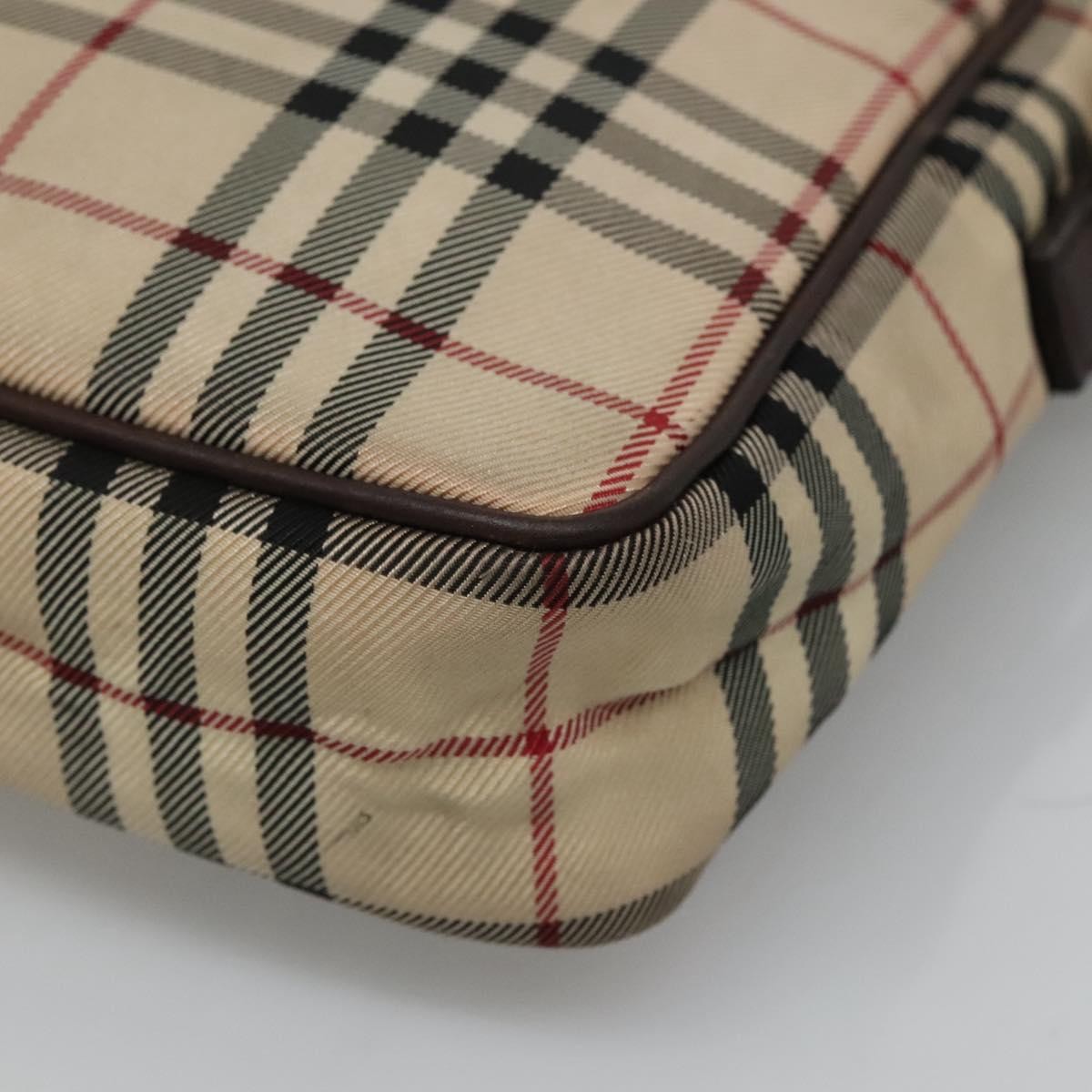 Burberry Zip Messenger Bag Nylon, BEIGE, NYLON, Shoulder bag