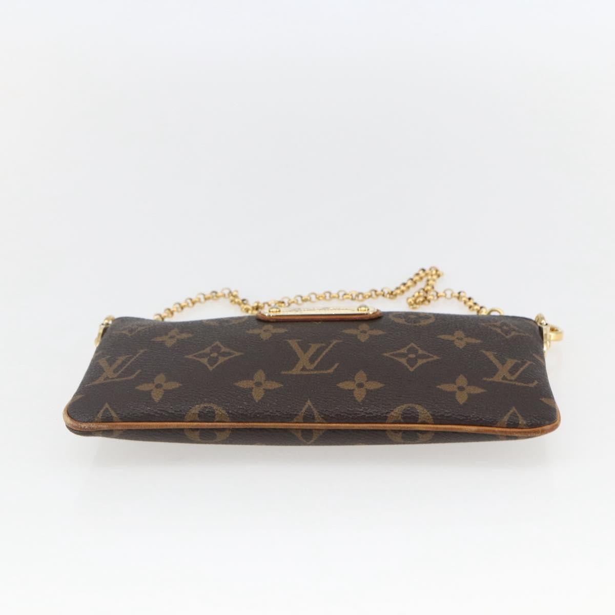 Louis Vuitton Milla Pochette Monogram Canvas, BROWN, CANVAS, Clutche & pouche