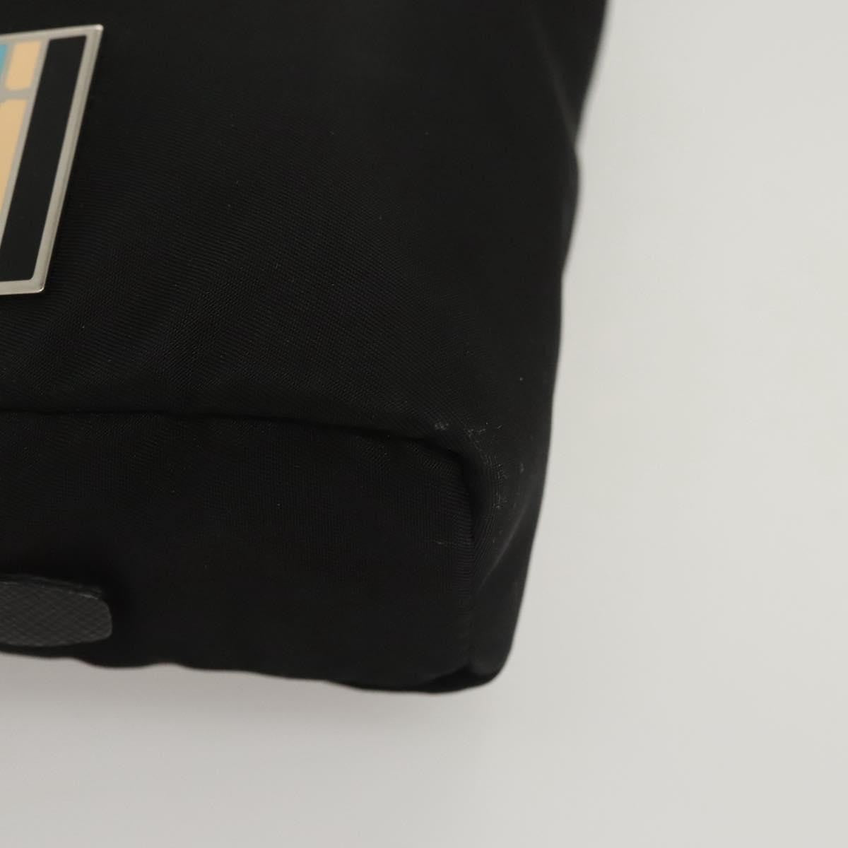 Prada Zip Pouch Tessuto, SILVER, NYLON, Clutche & pouche