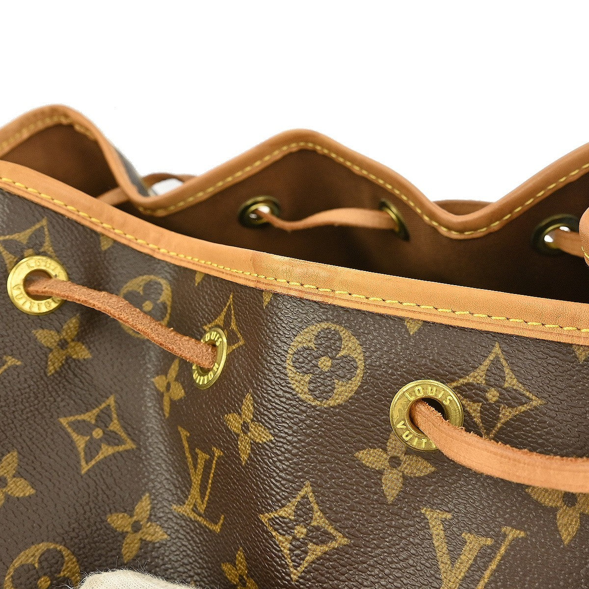 Louis Vuitton Vintage Montsouris Backpack Monogram Canvas, BROWN, CANVAS, Backpack