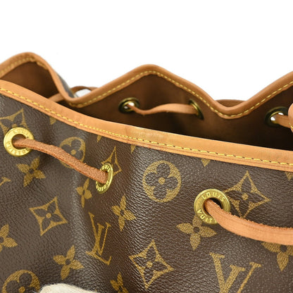 Louis Vuitton Vintage Montsouris Backpack Monogram Canvas, BROWN, CANVAS, Backpack