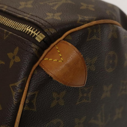 Louis Vuitton Keepall Bag Monogram Canvas, BROWN, CANVAS, Travel bag