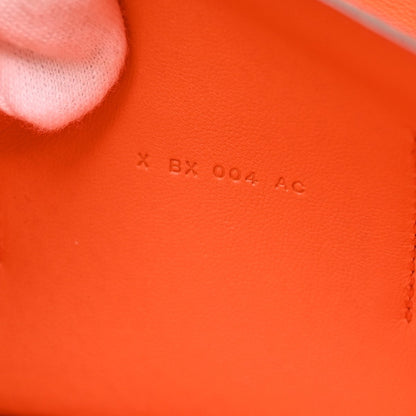Hermes Dogon Duo Combined Wallet Leather, Orange, Leather, Wallet
