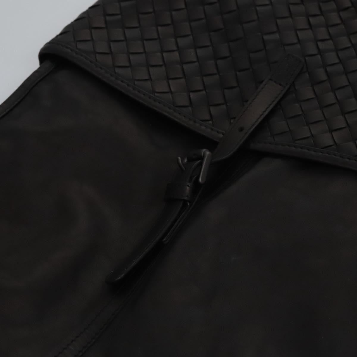 Bottega Veneta Garment Cover Canvas with Intrecciato Detail, BLACK, LEATHER, Travel bag