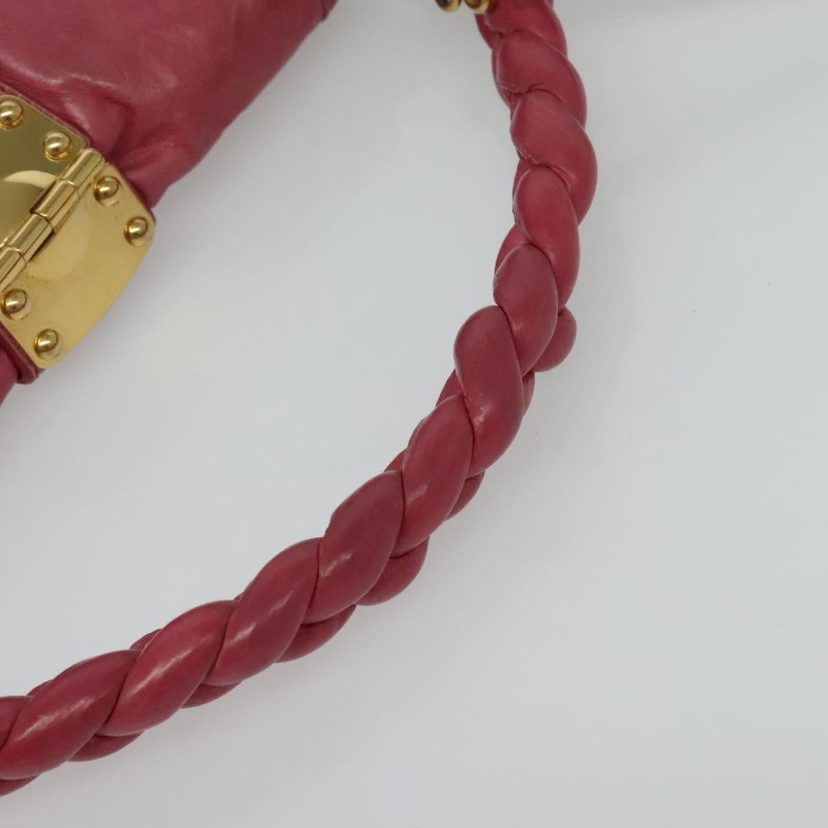 Miu Miu Coffer Convertible Hobo Matelasse Leather, PINK, LEATHER, Handbag