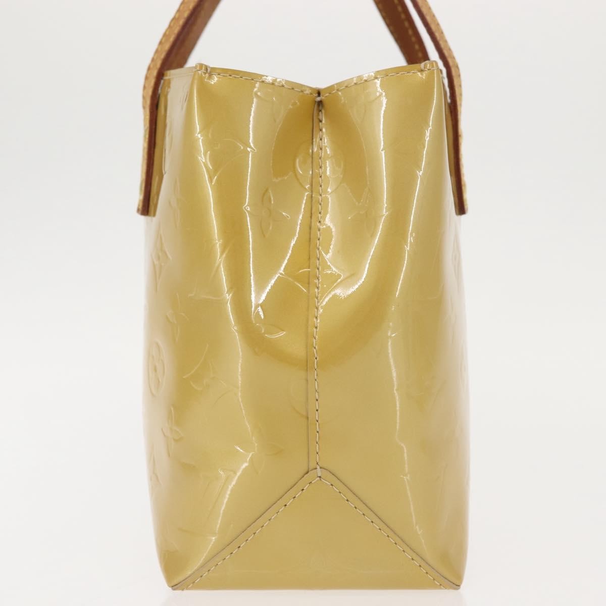 Louis Vuitton Reade Handbag Monogram Vernis, BEIGE, PATENT_LEATHER, Handbag