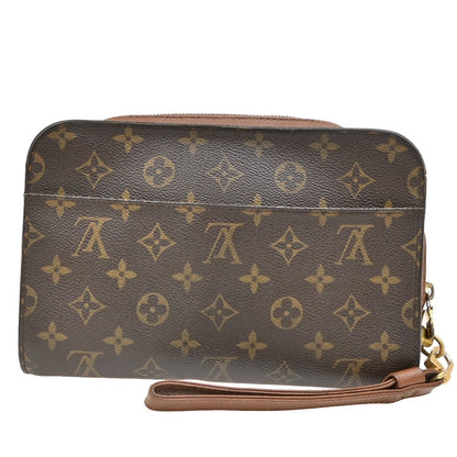 Louis Vuitton Pochette Orsay Monogram Canvas, BROWN, CANVAS, Clutche & pouche
