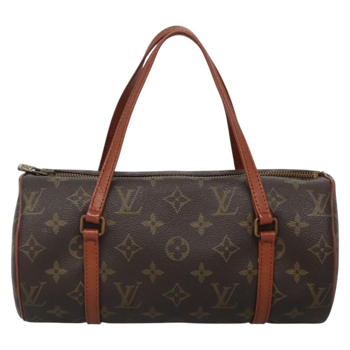 Louis Vuitton Papillon Handbag Monogram Canvas, BROWN, CANVAS, Handbag