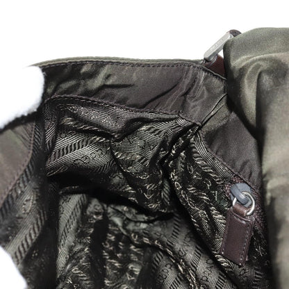 Prada Vintage Shoulder Bag Tessuto, KHAKI, NYLON, Shoulder bag