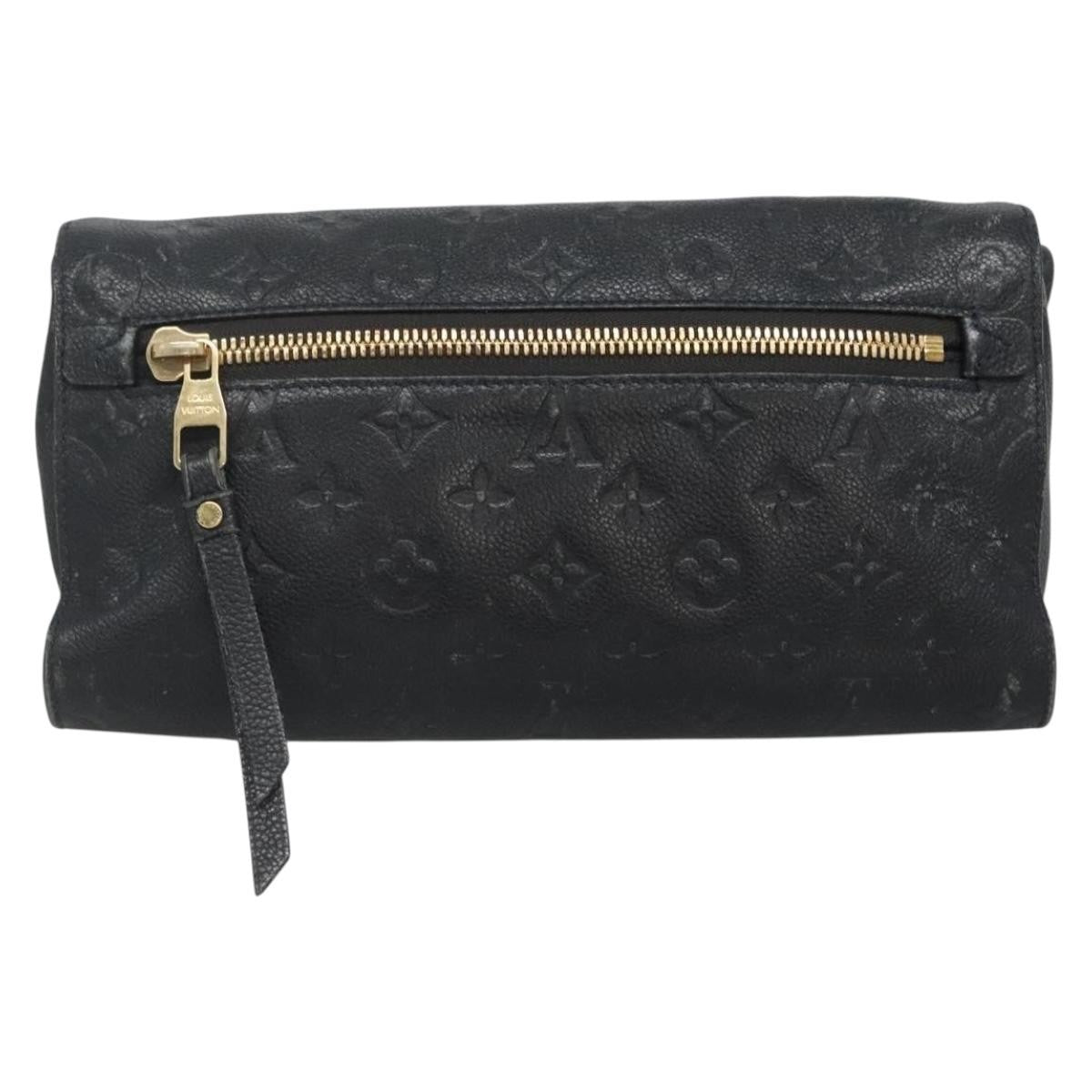 Louis Vuitton Petillante Clutch Monogram Empreinte Leather, BLACK, LEATHER, Clutche & pouche