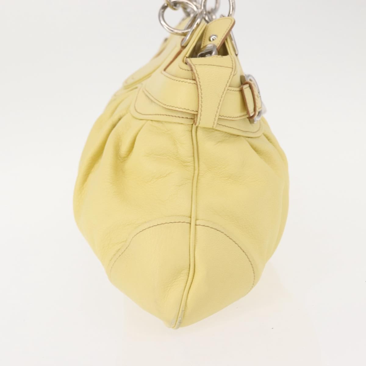 Salvatore Ferragamo Marisa Satchel Leather, YELLOW, LEATHER, Tote bag