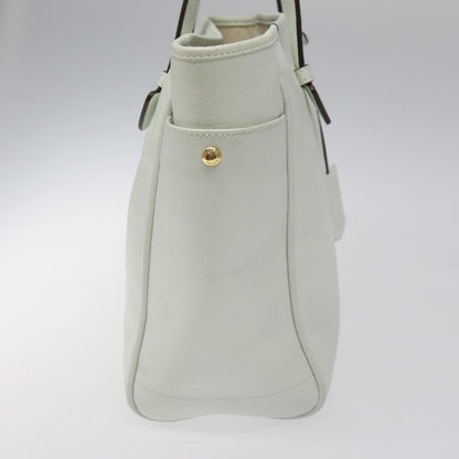 Loewe Heritage Tote Leather, WHITE, LEATHER, Tote bag