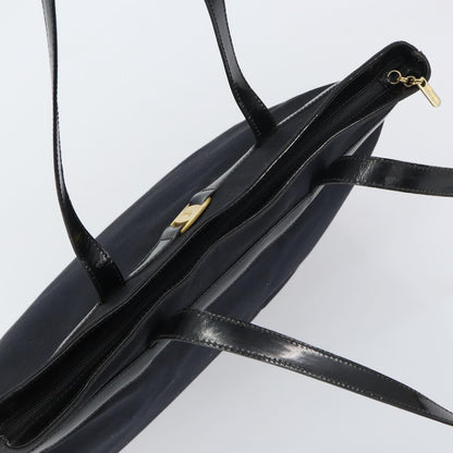 Salvatore Ferragamo Vala tote Canvas, BLACK, CANVAS, Tote bag