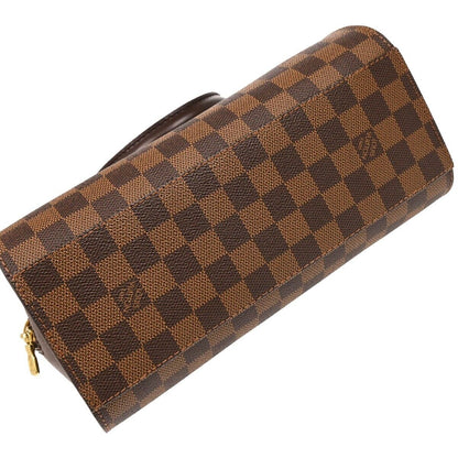Louis Vuitton Triana Bag Damier, BROWN, CANVAS, Handbag