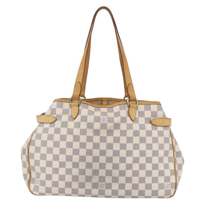 Louis Vuitton Batignolles Handbag Damier, WHITE, CANVAS, Tote bag