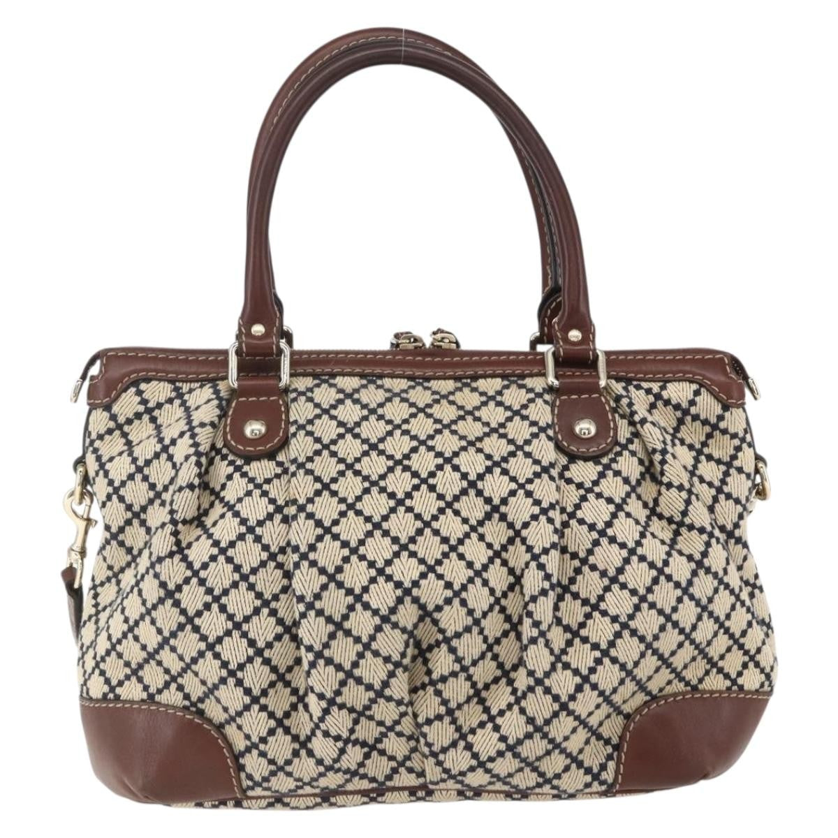 Gucci Sukey Top Handle Satchel Diamante Canvas, BEIGE, CANVAS, Handbag