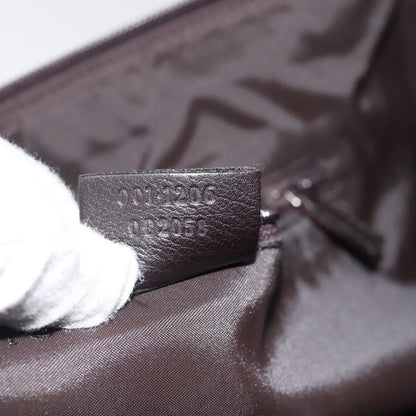 Gucci Vintage Shoulder Bag Leather, BROWN, LEATHER, Shoulder bag