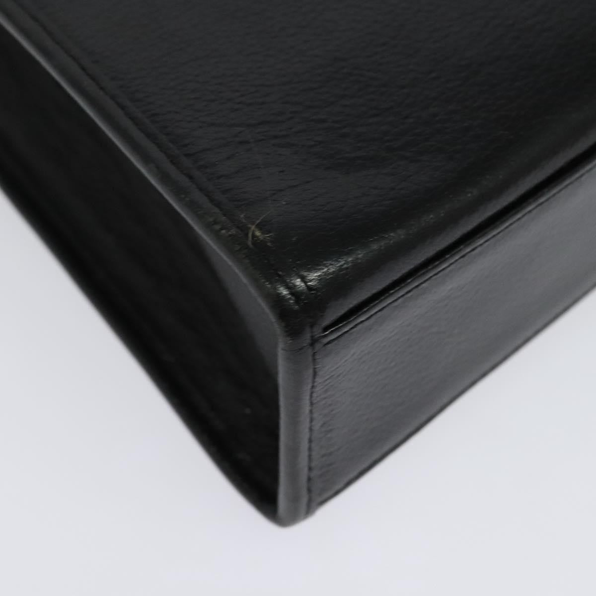 Saint Laurent Vintage Shoulder Bag Leather, BLACK, LEATHER, Shoulder bag