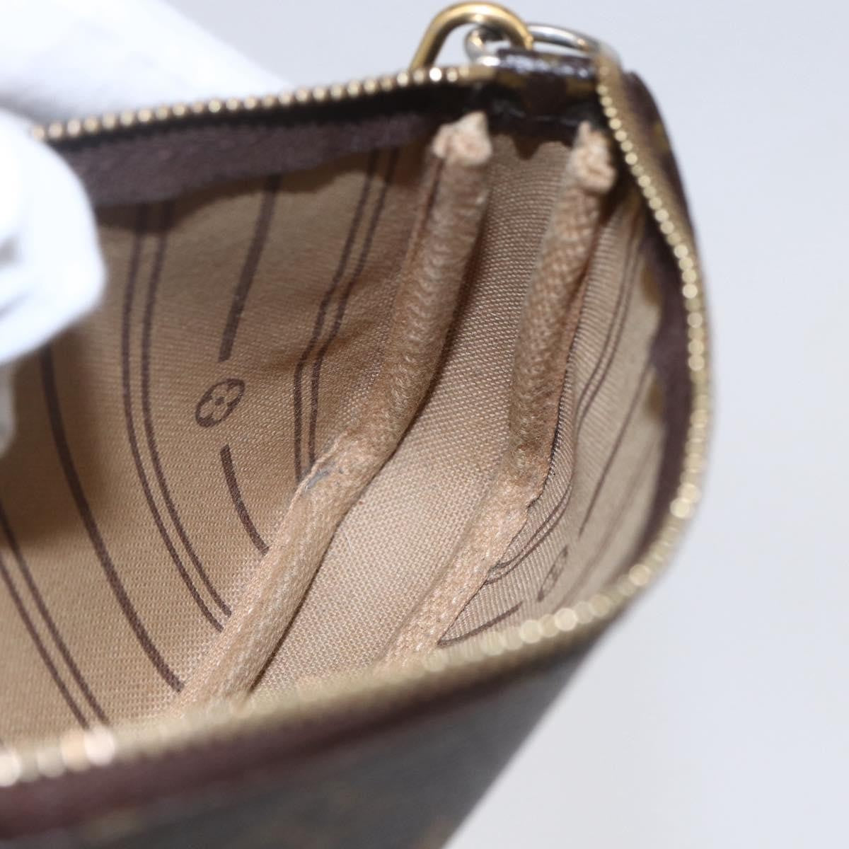 Louis Vuitton Pochette Accessoires Limited Edition Monogram Canvas, BROWN, CANVAS, Clutche & pouche