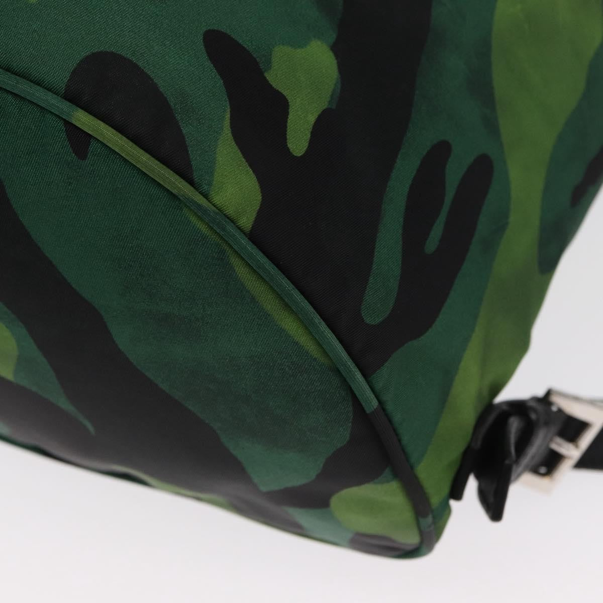 Prada Camouflage Backpack Tessuto, Green, Nylon, Backpack