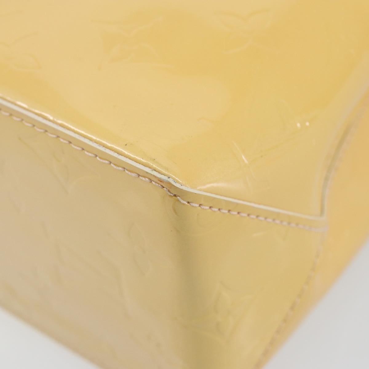 Louis Vuitton Reade Handbag Monogram Vernis, YELLOW, PATENT_LEATHER, Handbag