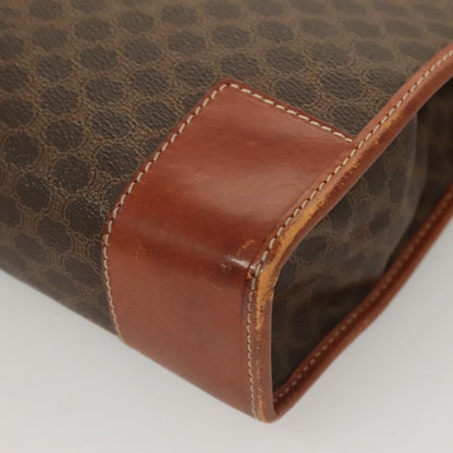 Celine Macadam Briefcase Canvas and leather, BROWN, CANVAS, Briefcase