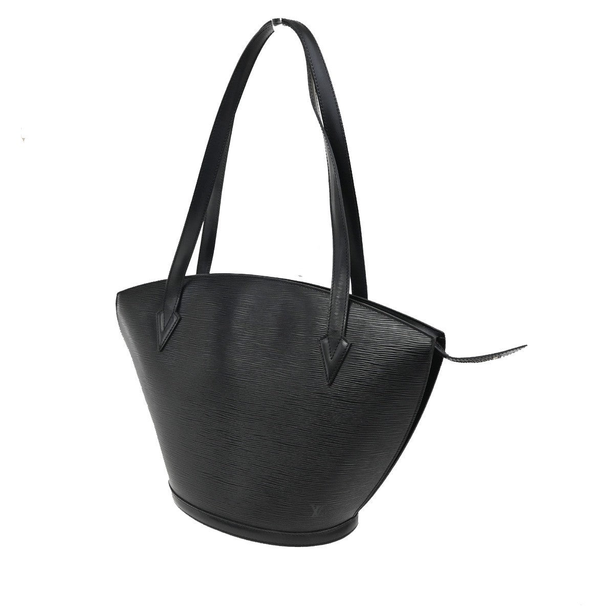 Louis Vuitton Saint Jacques Handbag Epi Leather, BLACK, LEATHER, Shoulder bag