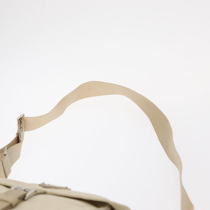 Prada Buckle Messenger Bag Tessuto, BEIGE, NYLON, Shoulder bag