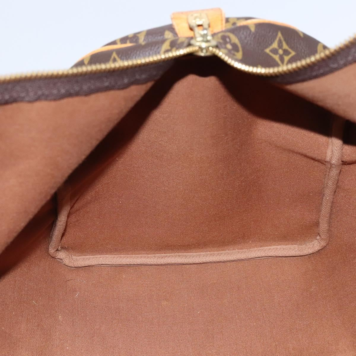 Louis Vuitton Keepall Bag Monogram Canvas, BROWN, CANVAS, Travel bag