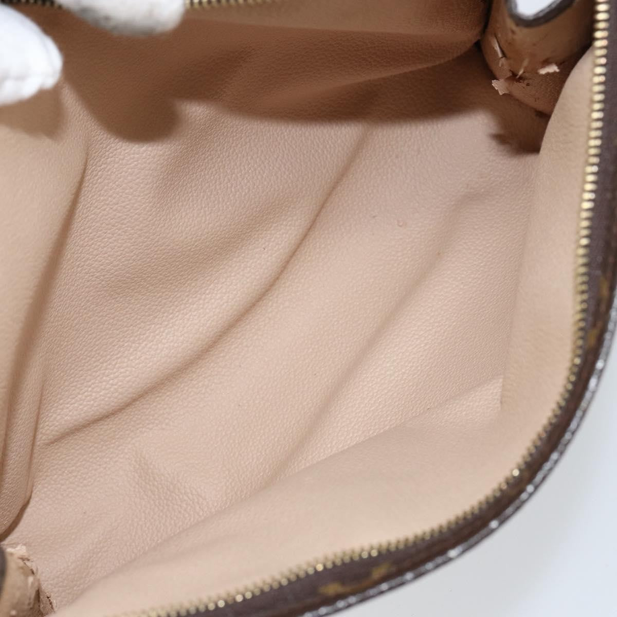 Louis Vuitton Pochette Voyage Monogram Eclipse Canvas, BROWN, CANVAS, Clutche & pouche