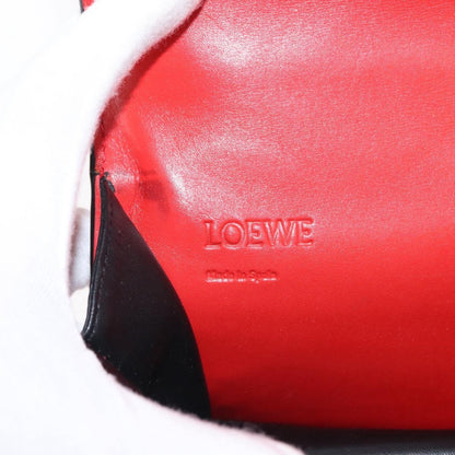 Loewe Barcelona Shoulder Bag Leather, RED, LEATHER, Shoulder bag