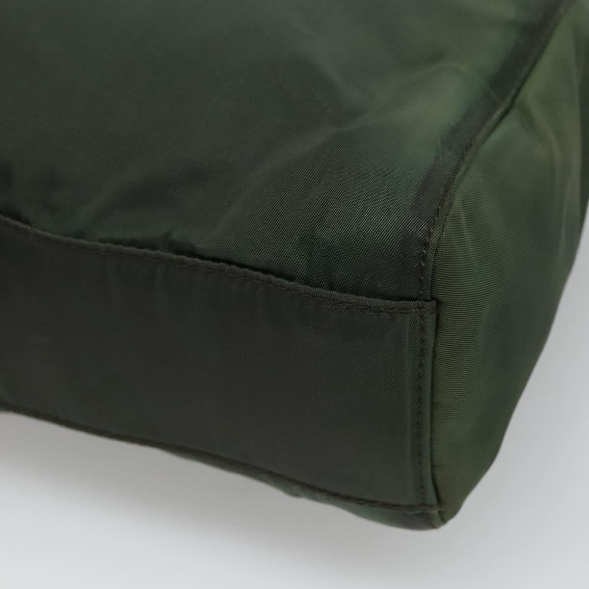 Prada Vintage Chain Tote Tessuto, GREEN, NYLON, Tote bag