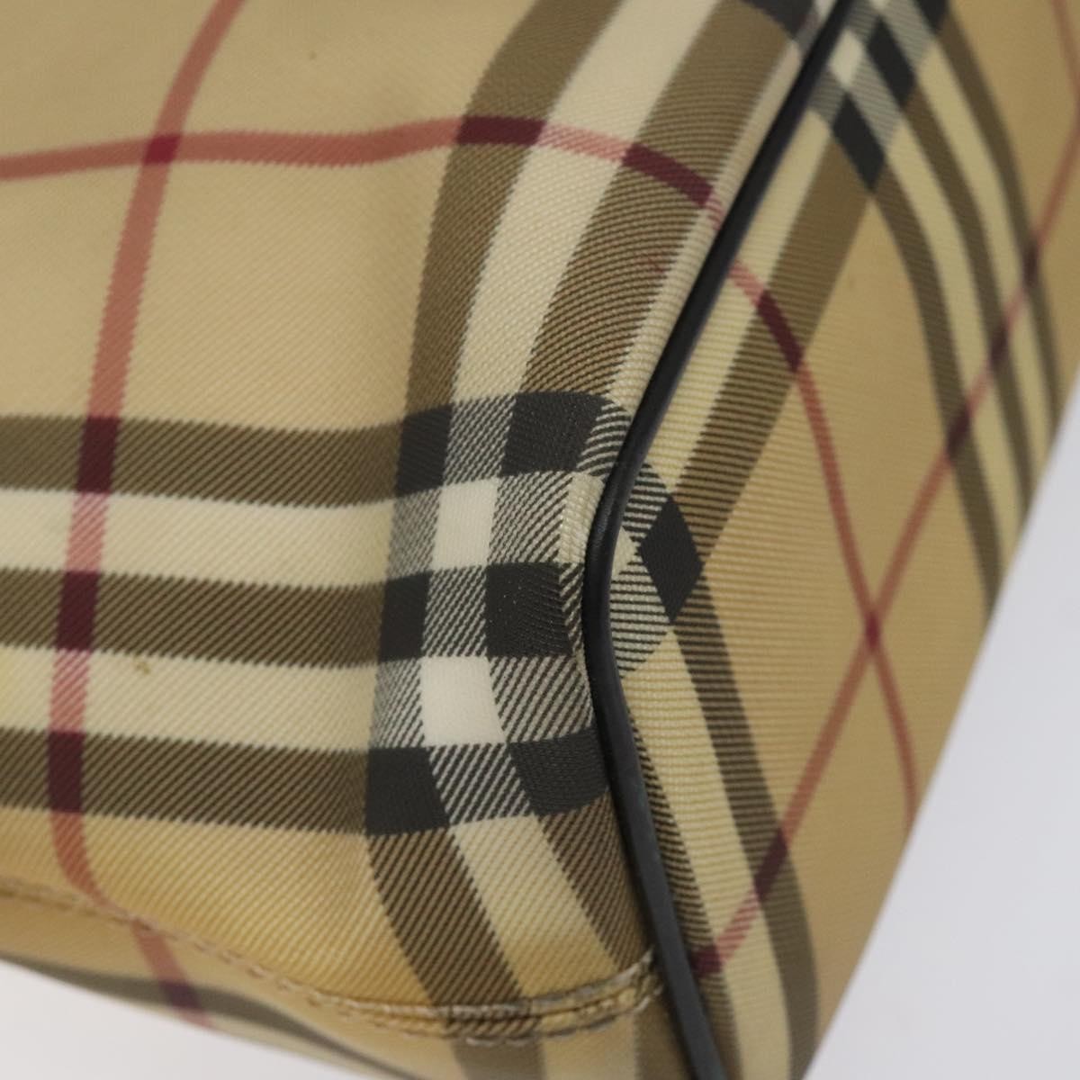 Burberry Top Handle Tote Nova Check Canvas, BEIGE, CANVAS, Tote bag