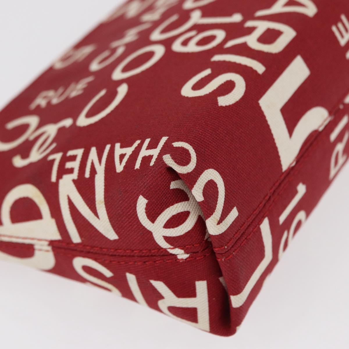 Chanel 31 Rue Cambon Clutch Canvas, RED, CANVAS, Clutche & pouche
