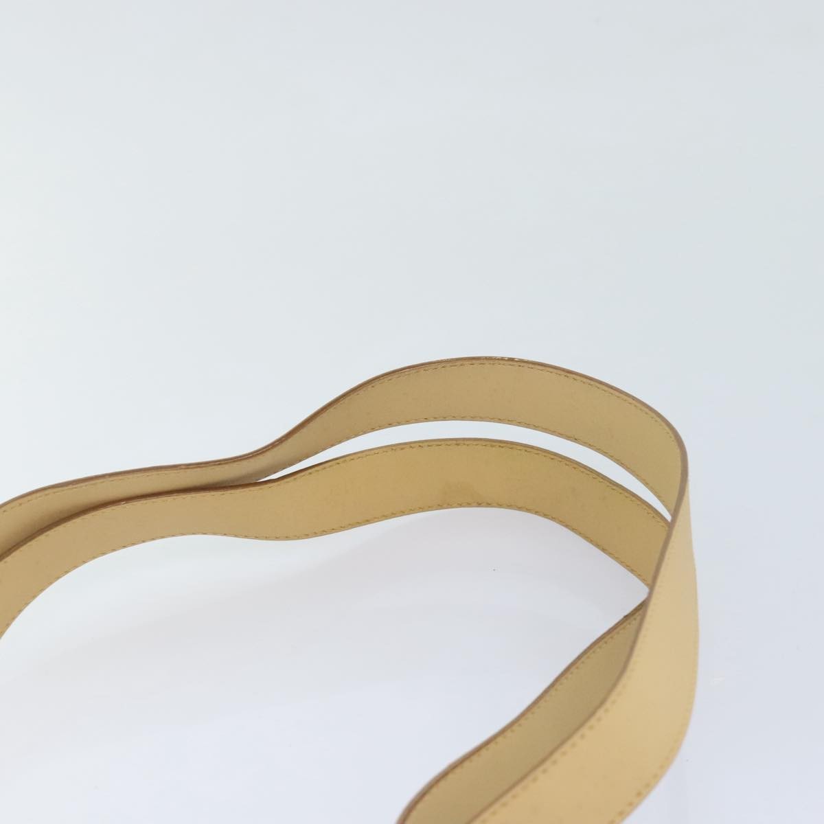 Salvatore Ferragamo Vintage Shoulder Bag Leather, BEIGE, LEATHER, Shoulder bag