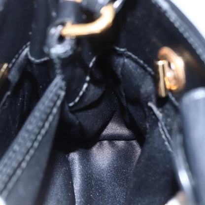 Salvatore Ferragamo Vala Shoulder Bag Leather, BLACK, LEATHER, Shoulder bag