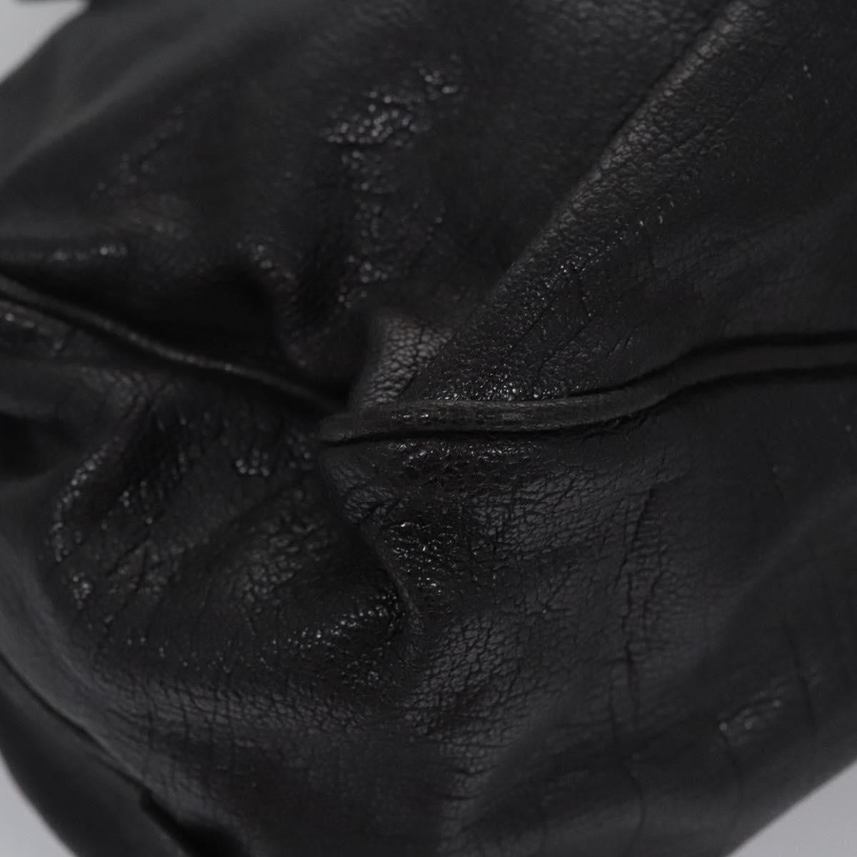 Bottega Veneta Vintage handbag Leather, BLACK, LEATHER, Handbag