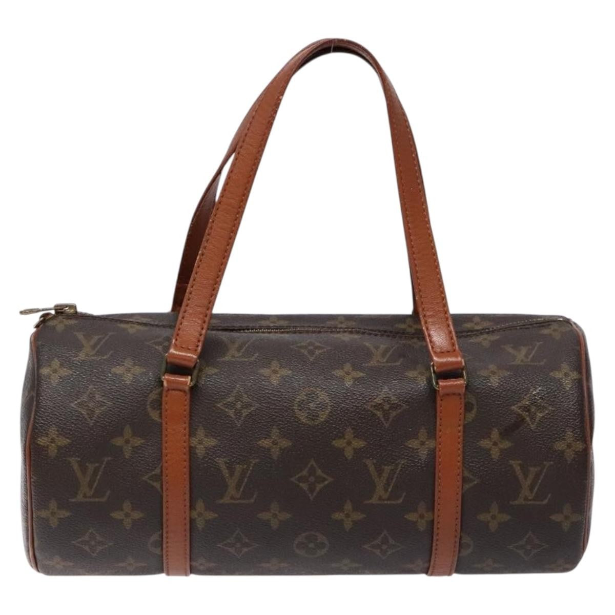Louis Vuitton Papillon Handbag Monogram Canvas, BROWN, CANVAS, Handbag