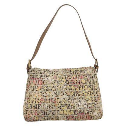 Fendi Mamma Baguette Zucca canvas, Beige, Canvas, Shoulder Bag