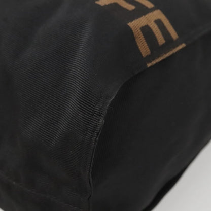 Fendi Vintage Convertible Logo Weekender Nylon, BLACK, CANVAS, Handbag