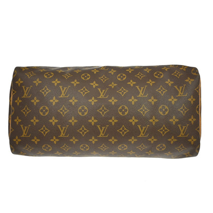 Louis Vuitton Speedy Handbag Monogram Canvas, Brown, Canvas, Handbag