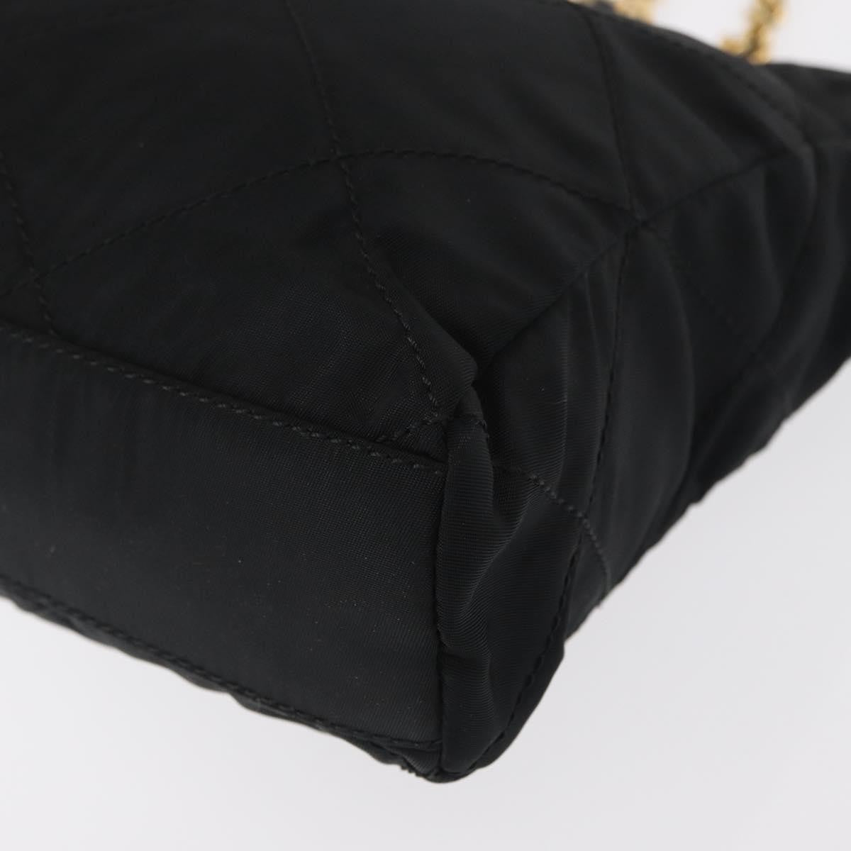 Prada Re-Edition 1995 Chain Tote Quilted Re-Nylon, BLACK, NYLON, Shoulder bag