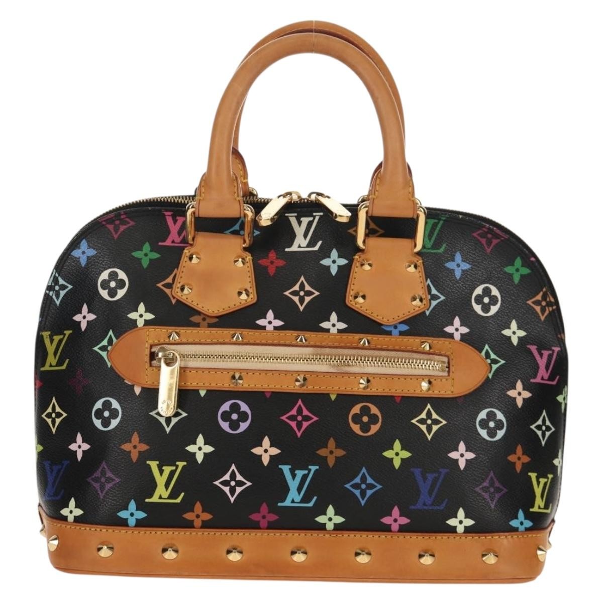 Louis Vuitton Alma Handbag Monogram Multicolor, MULTICOLOUR, CANVAS, Handbag