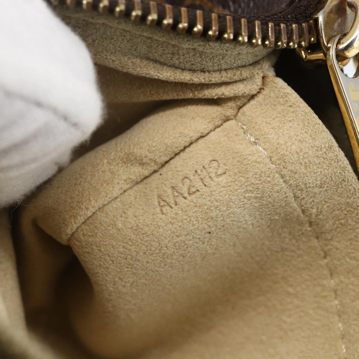 Louis Vuitton Milla Pochette Monogram Canvas, BROWN, CANVAS, Clutche & pouche