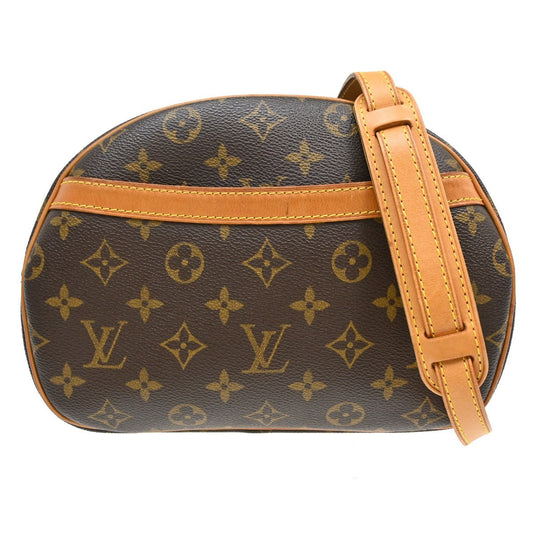 Louis Vuitton Blois Handbag Monogram Canvas, Brown, Canvas, Shoulder Bag