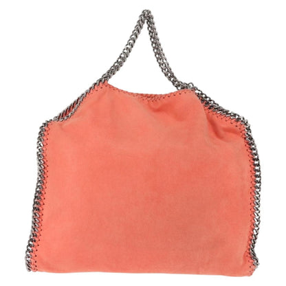 Stella McCartney Falabella Fold Over Crossbody Bag Suede, ORANGE, SUEDE, Crossbody bag