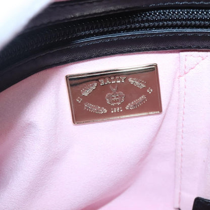 Bally Vintage Handbag Quilted Leather, BLACK, LEATHER, Handbag