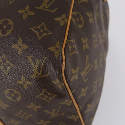 Louis Vuitton Sac Souple Handbag Monogram Canvas, BROWN, CANVAS, Travel bag