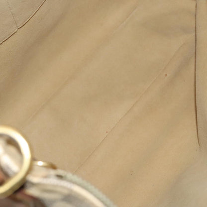 Louis Vuitton Evora Handbag Damier, WHITE, CANVAS, Handbag